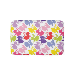pattern with Easter rabbits Bath Mat