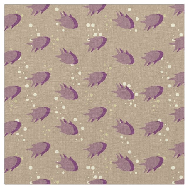 pattern with fish 2 fabric (Close Up)