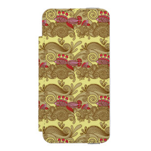 Pattern With Fish And Wave Incipio Watson™ iPhone 5 Wallet Case