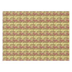 Pattern With Fish And Wave Tablecloth