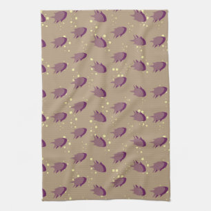 pattern with fish kitchen towel