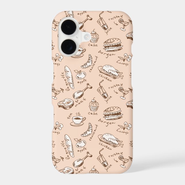 Pattern With Food (Back)