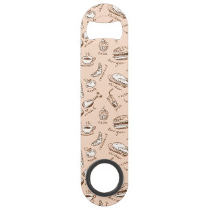 Pattern With Food Bar Key