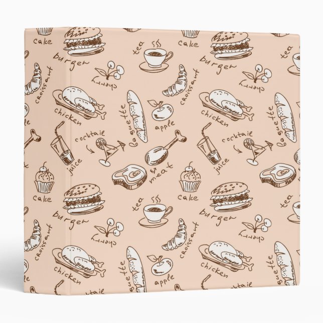 Pattern With Food Binder (Front/Spine)