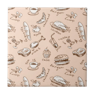 Pattern With Food Tile