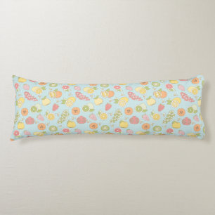 Pattern With Fruits And Berries Body Pillow