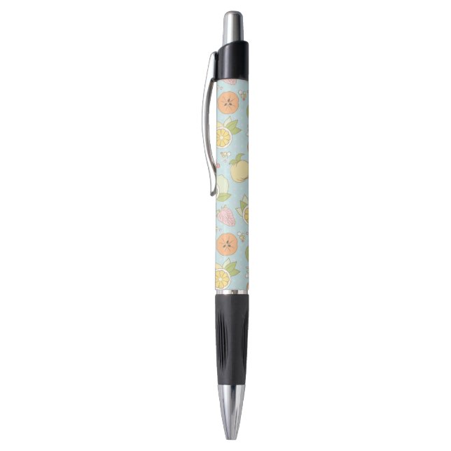 Pattern With Fruits And Berries Pen (Top (Vertical))