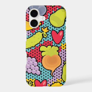 Pattern with fruits and vegetables