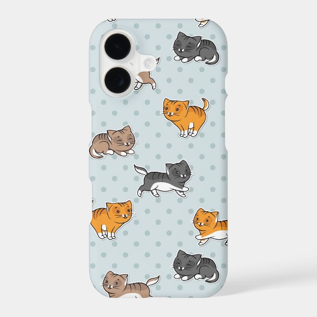 pattern with funny cats (Back)