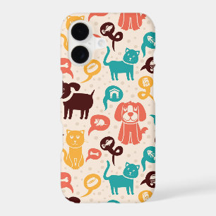 Pattern With Funny Cats And Dogs