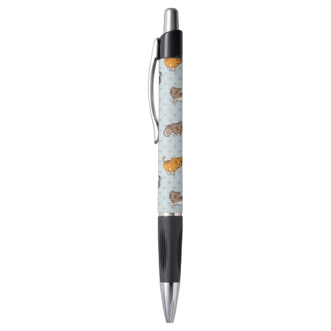 pattern with funny cats pen (Top (Vertical))