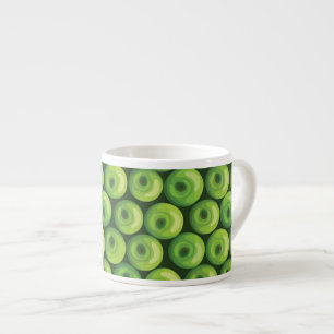 Pattern with Green Apples Espresso Cup