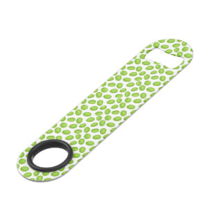 Pattern with green olives bar key