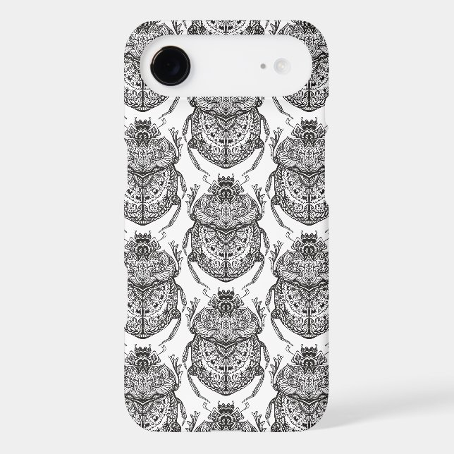 Pattern With Hand Doodle Case-Mate iPhone Case (Back)