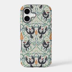 Pattern with Ivory-billed woodpeckers