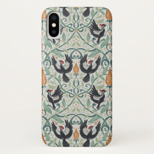 Pattern with Ivory-billed woodpeckers Case-Mate iPhone Case
