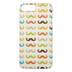 Pattern with moustache Case-Mate iPhone case