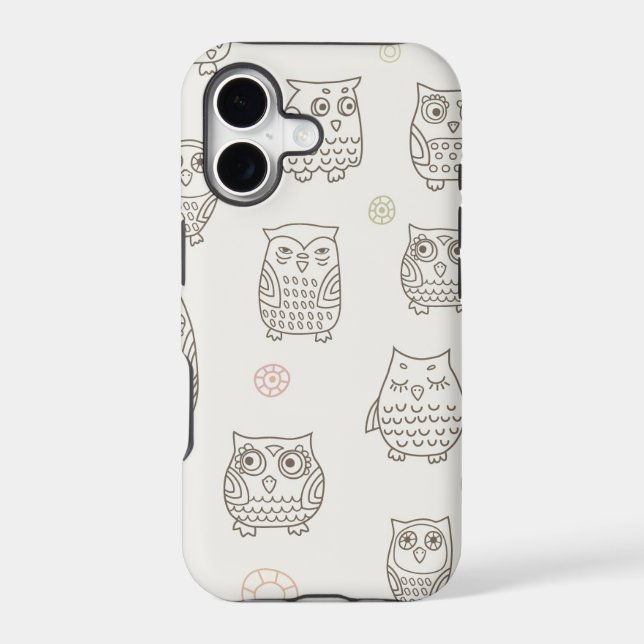 Pattern with owls (Back)