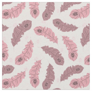 pattern with peacock feathers fabric