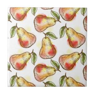 Pattern with pear tile
