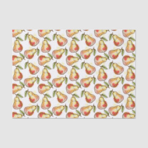 Pattern with pear tissue paper