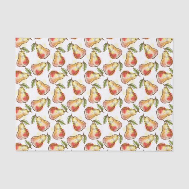Pattern with pear tissue paper (Front)