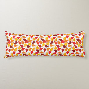 Pattern with pears body pillow