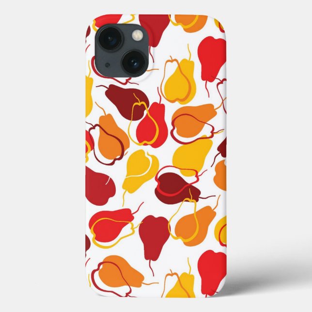 Pattern with pears Case-Mate iPhone case (Back)