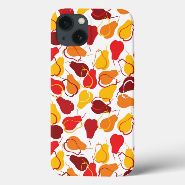 Pattern with pears Case-Mate iPhone case (Back)