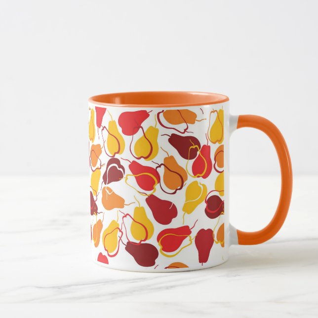 Pattern with pears mug (Right)