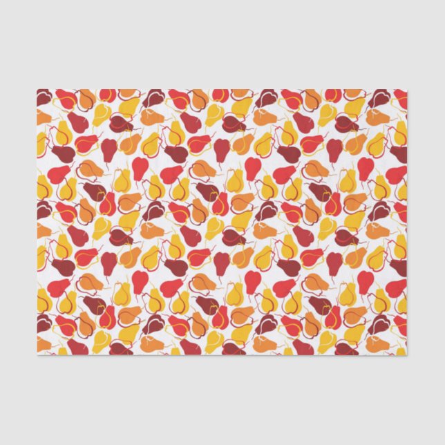 Pattern with pears tissue paper (Front)