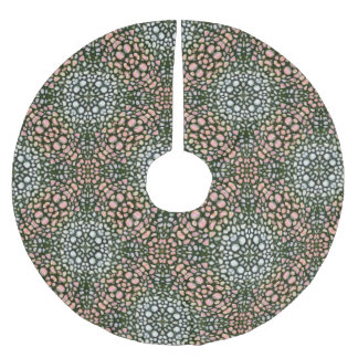 Pattern With pebbles Brushed Polyester Tree Skirt