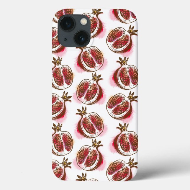 Pattern with pomegranate Case-Mate iPhone case (Back)