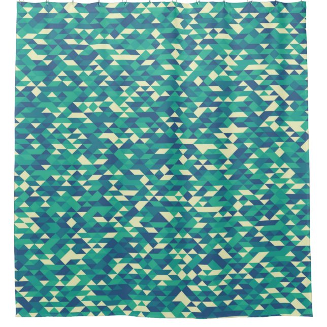 Pattern with random coloured Diamonds Generative A (Front)