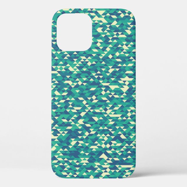 Pattern with random coloured Diamonds Generative A Case-Mate iPhone Case (Back)