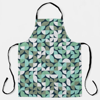 Pattern with random coloured triangles Generative Apron
