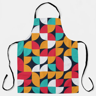 Pattern with random coloured triangles Generative Apron