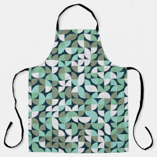 Pattern with random coloured triangles Generative  Apron
