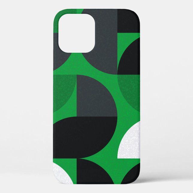 Pattern with random coloured triangles Generative  Case-Mate iPhone Case (Back)