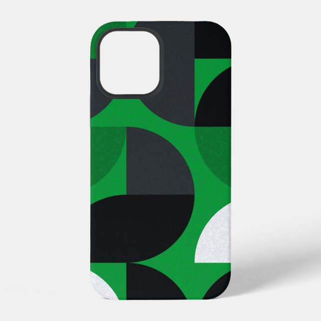 Pattern with random coloured triangles Generative  iPhone Case (Back)