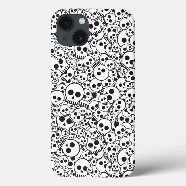 Pattern with skulls Case-Mate iPhone case (Back)