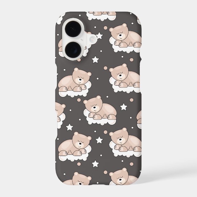 pattern with small bear sleeping (Back)