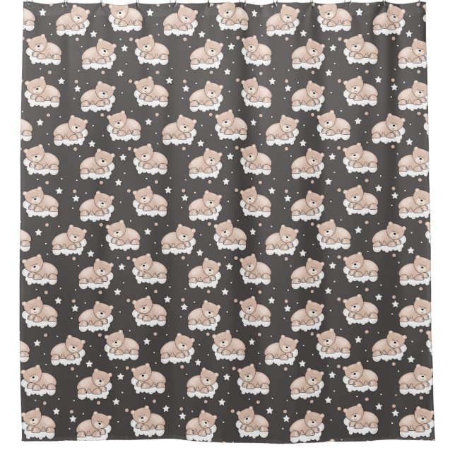 pattern with small bear sleeping (Front)