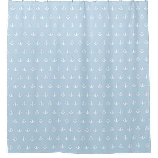 Pattern with white anchors on blue (Front)