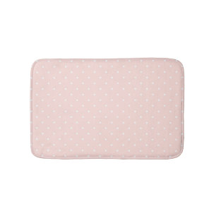 Pattern with white polka dots 2 bath mat