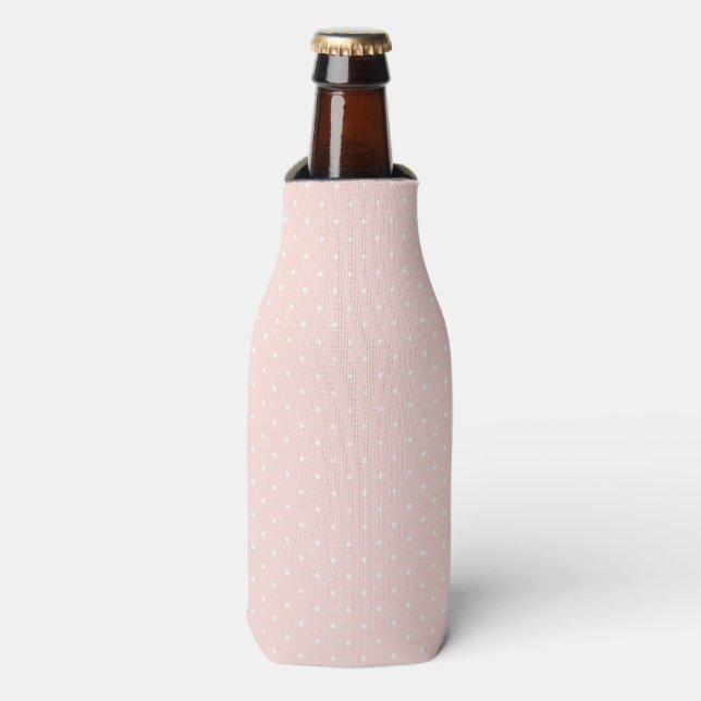 Pattern with white polka dots 2 bottle cooler (Bottle Front)
