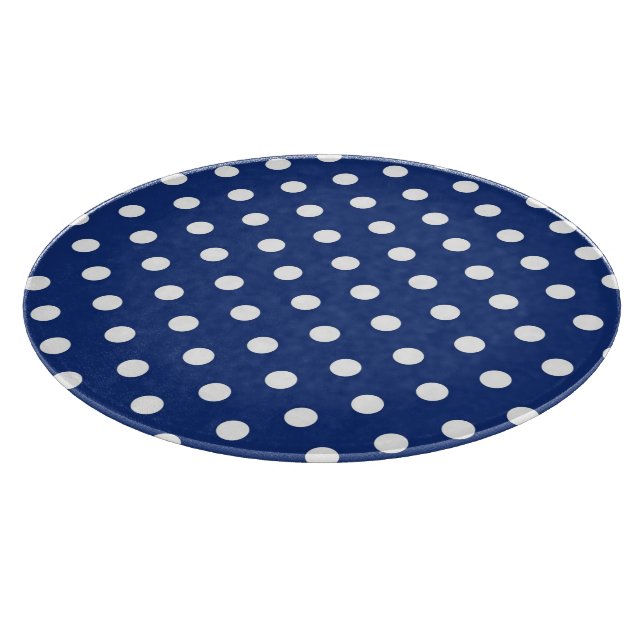 Pattern with white polka dots 2 cutting board (Corner)