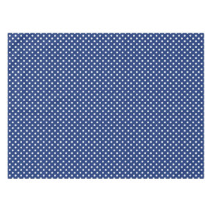 Pattern with white polka dots tablecloth