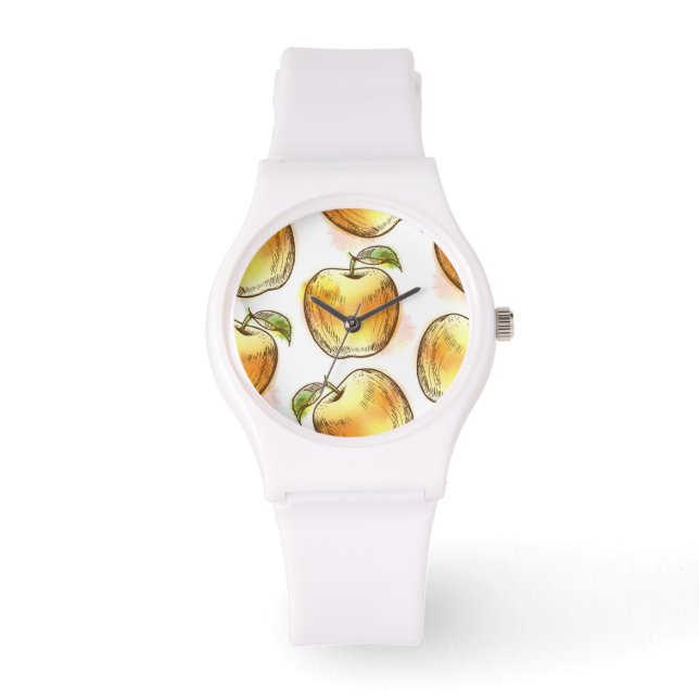 Pattern with yellow apple watch (Front)