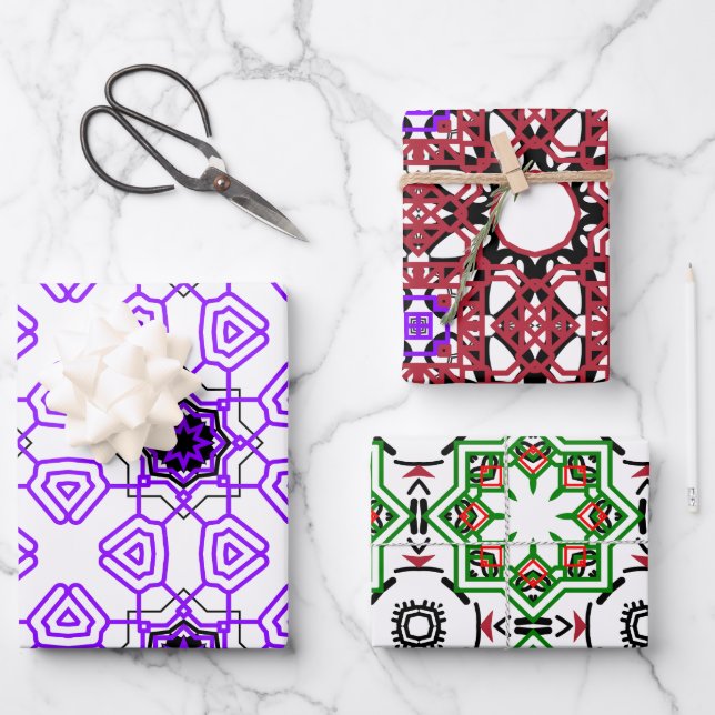 Pattern Wrapping Paper Sheet (Front)